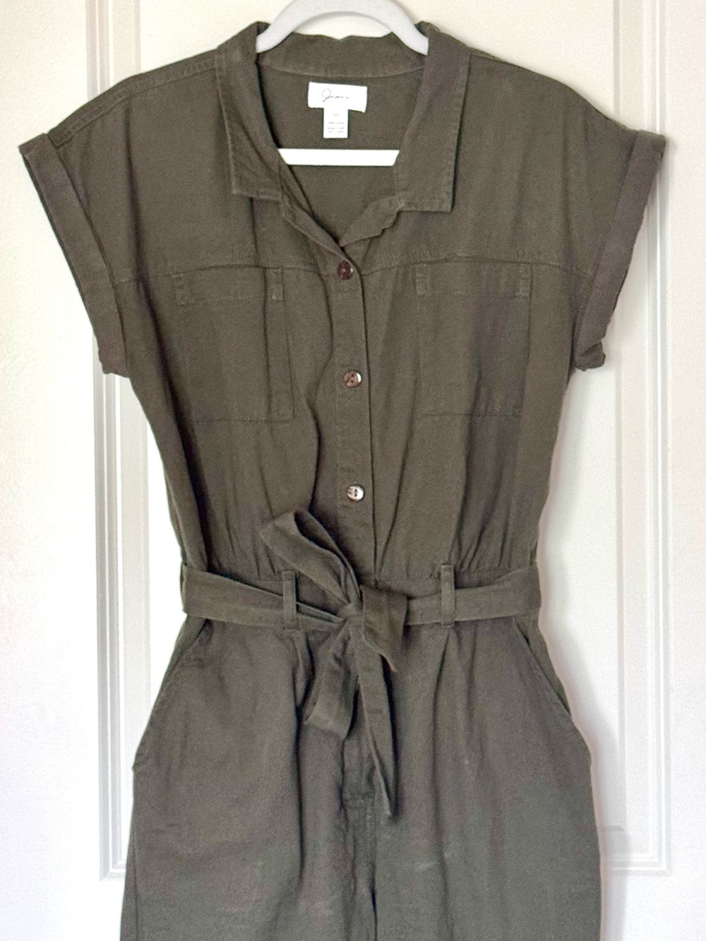 Japna Olive-Green Utility Shirt